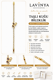 👑 LAVİNYA TAŞLI KUĞU BİLEKLİK